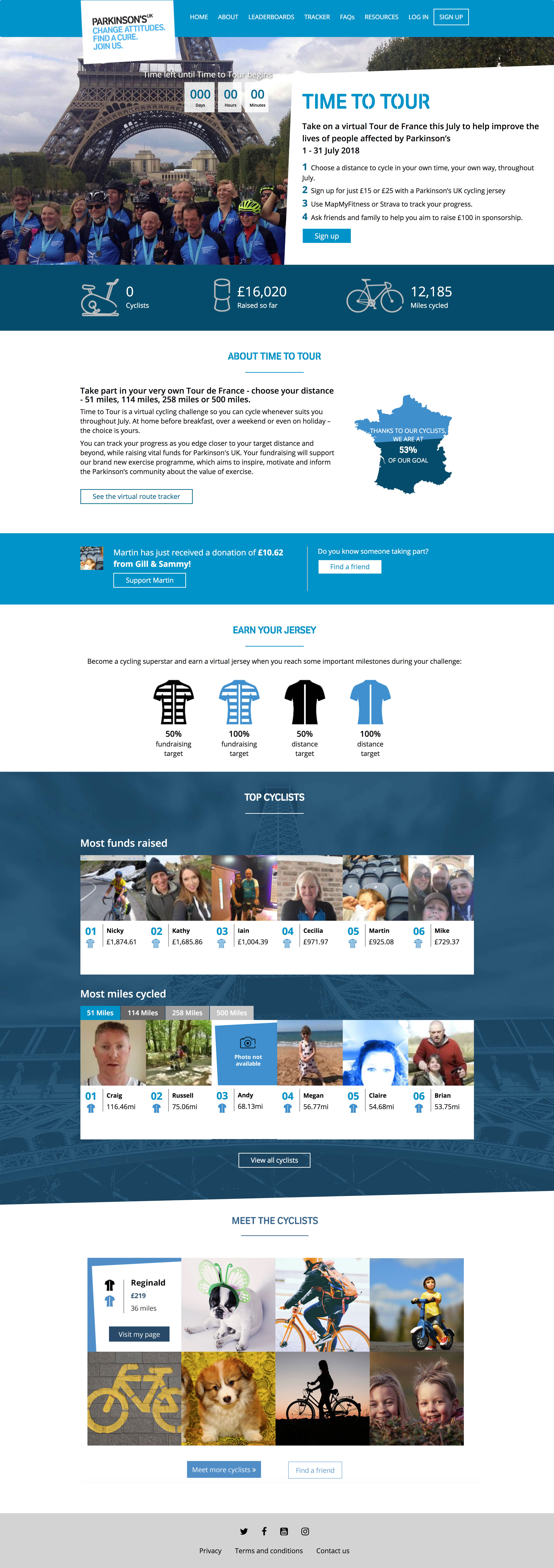 Landing page