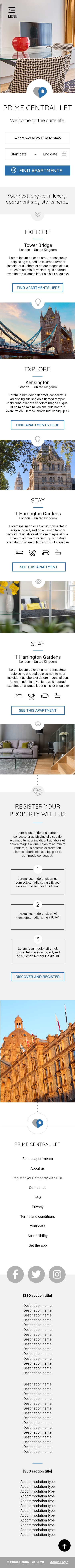 Prime Central Let home page