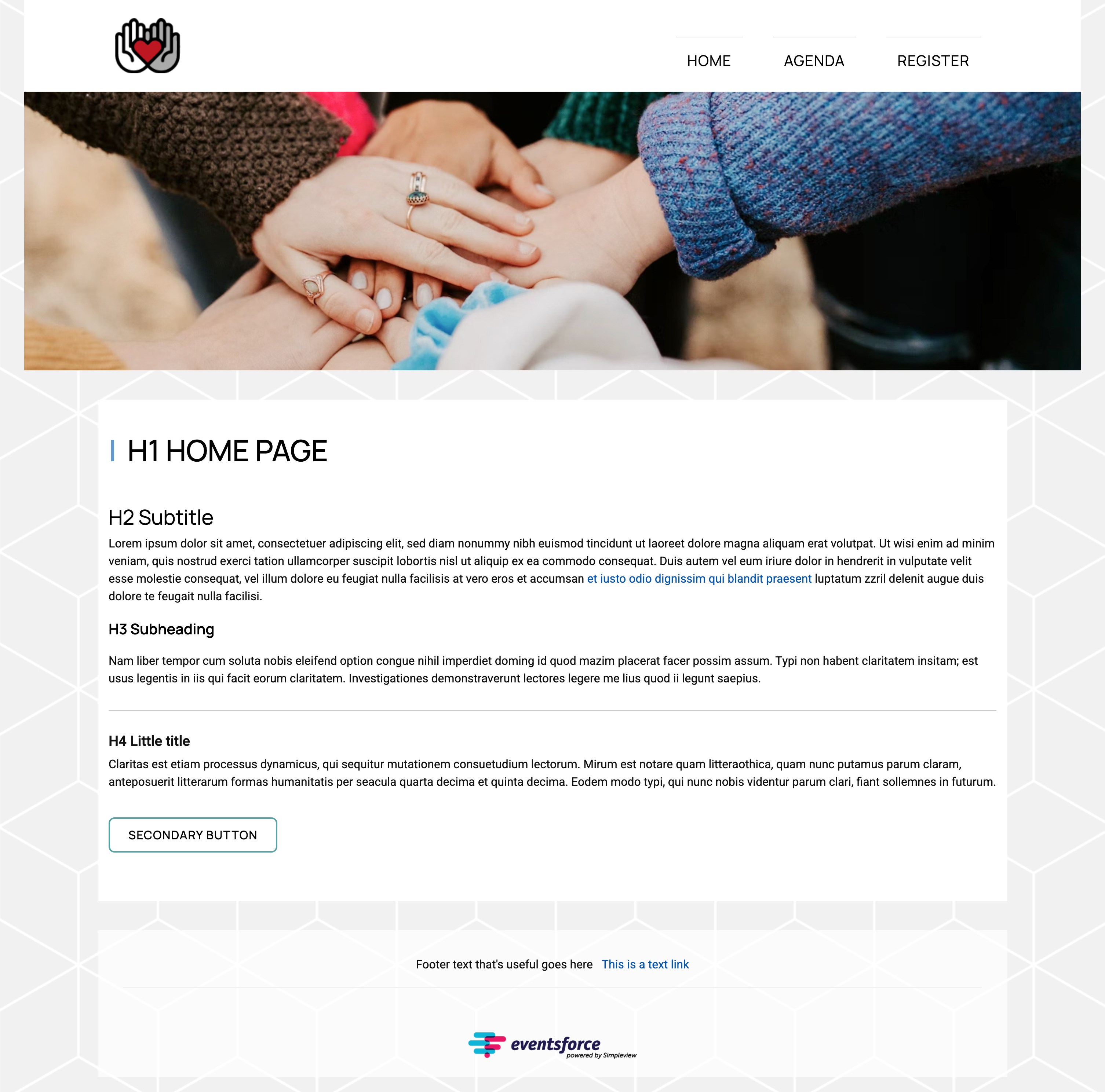 Charity theme