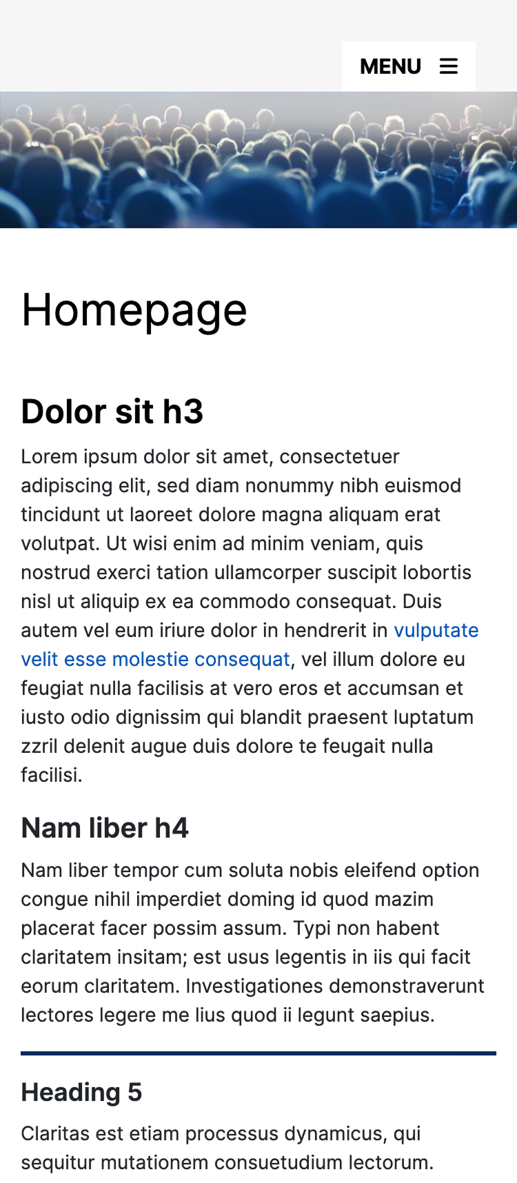 Default design